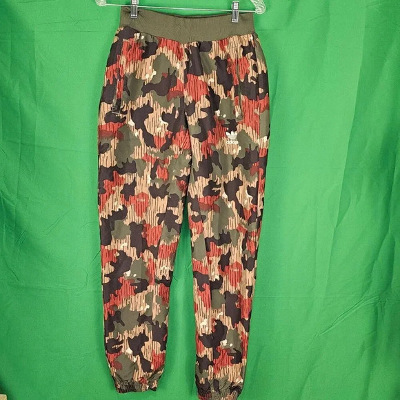 Adidas X‎ Pharrell Williams Camo Camouflage HU Hiking Windpants Small - Picture 1 of 5